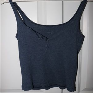 🌊 Brandy Melville ribbed stone blue tank🌊